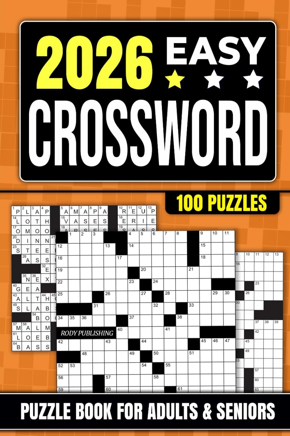 Easy Crossword: 100 Puzzles for Adults
